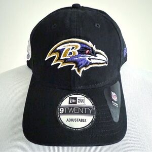 New Era Baltimore Ravens Hat 2019 NFL Playoffs Mens Womens Adjustable Cap Black